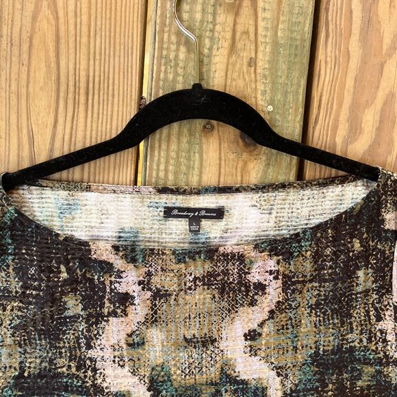 NWOT Broadway & Broome by J.Crew Blouse - Silk Blend - Abstract Print - Sz Large - Picture 5 of 7